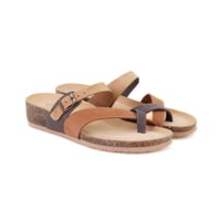 Kadın Kahve Nubuk Deri Terlik