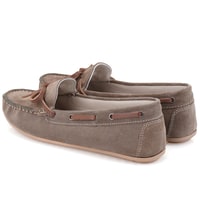 Kadın Kahve Süet Deri Loafer