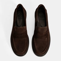 Kadın Kahve Süet Loafer