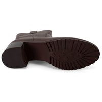 Kadın Kahve Topuklu Deri Bot