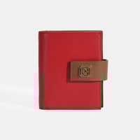 Kadın Kırmızı / Kahve Deri Cüzdan