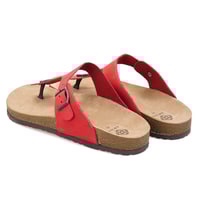 Kadın Kırmızı Nubuk Terlik