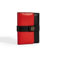 Kadın Kırmızı / Siyah Deri Cüzdan