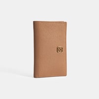 Kadın Koyu Bej Deri Cüzdan