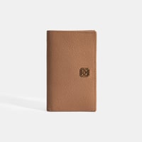 Kadın Koyu Bej Deri Cüzdan