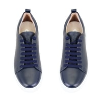 Kadın Lacivert Deri Spor Ayakkabı