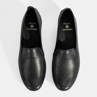 Kadın Lacivert DesaComfort Dolgu Topuklu Deri Ayakkabı