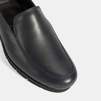 Kadın Lacivert DesaComfort Dolgu Topuklu Deri Ayakkabı