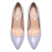 Kadın Lila Rugan Klasik Ayakkabı