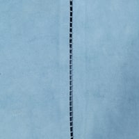 Kadın Mavi Askılı V Yaka Süet Bluz 