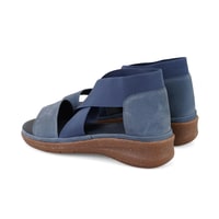 Kadın Mavi DesaComfort Deri Sandalet