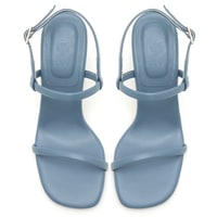 Kadın Mavi Topuklu Sandalet