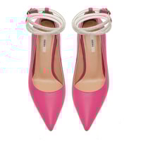 Kadın Pembe Deri Klasik Ayakkabı