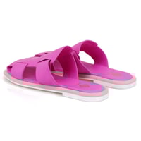 Kadın Pembe Deri Terlik