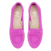 Kadın Pembe Günlük Süet Deri Ayakkabı