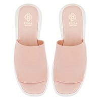 Kadın Pembe Platform Tabanlı Terlik