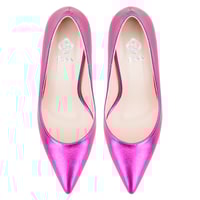 Kadın Pembe Topuklu Abiye Ayakkabı
