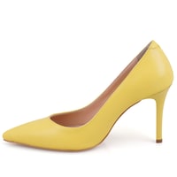 Kadın Sarı Abiye Ayakkabı