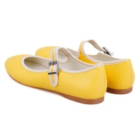 Kadın Sarı Deri Babet