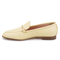 Kadın Sarı Deri Günlük Ayakkabı