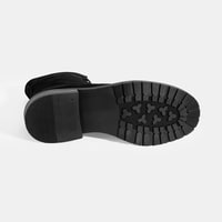 Kadın Siyah Bağcık Detaylı Süet Bot