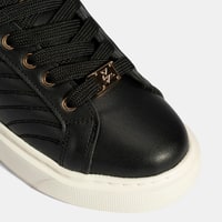 Kadın Siyah Bağcıklı Spor Ayakkabı