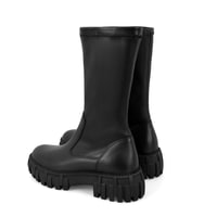 Kadın Siyah Deri Bot