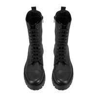 Kadın Siyah Deri Bot