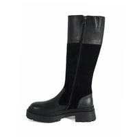Kadın Siyah Deri Çizme