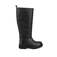 Kadın Siyah Deri Çizme