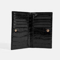 Kadın Siyah Deri Cüzdan