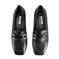 Kadın Siyah Deri Günlük Ayakkabı