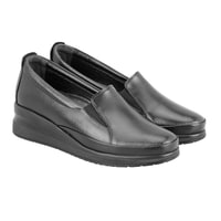 Kadın Siyah Deri Günlük Ayakkabı