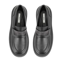 Kadın Siyah Deri Günlük Ayakkabı