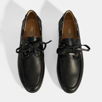 Kadın Siyah Deri Günlük Ayakkabı