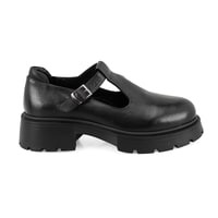 Kadın Siyah Deri Günlük Ayakkabı