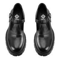 Kadın Siyah Deri Günlük Ayakkabı