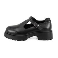 Kadın Siyah Deri Günlük Ayakkabı