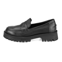 Kadın Siyah Deri Günlük Ayakkabı