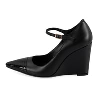 Kadın Siyah Deri Klasik Ayakkabı