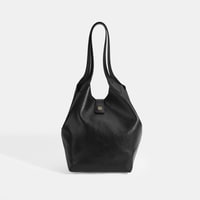 Kadın Siyah Deri Omuz Çantası