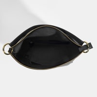 Kadın Siyah Deri Omuz Çantası