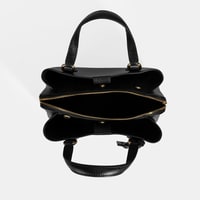 Kadın Siyah Deri Omuz Çantası