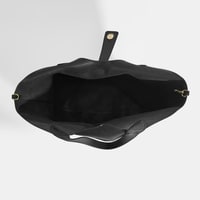 Kadın Siyah Deri Omuz Çantası