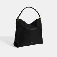 Kadın Siyah Deri Omuz Çantası