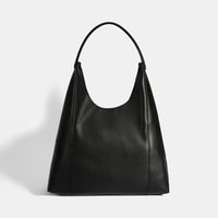 Kadın Siyah Deri Omuz Çantası