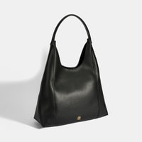 Kadın Siyah Deri Omuz Çantası