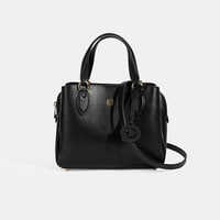 Kadın Siyah Deri Omuz Çantası