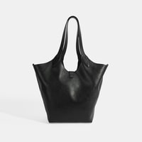 Kadın Siyah Deri Omuz Çantası