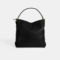 Kadın Siyah Deri Omuz Çantası